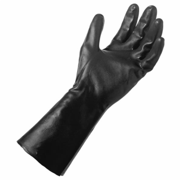 Big Time Products Mens Large Grease Monkey Black Long Cuff Neoprene Glove 242576 - main